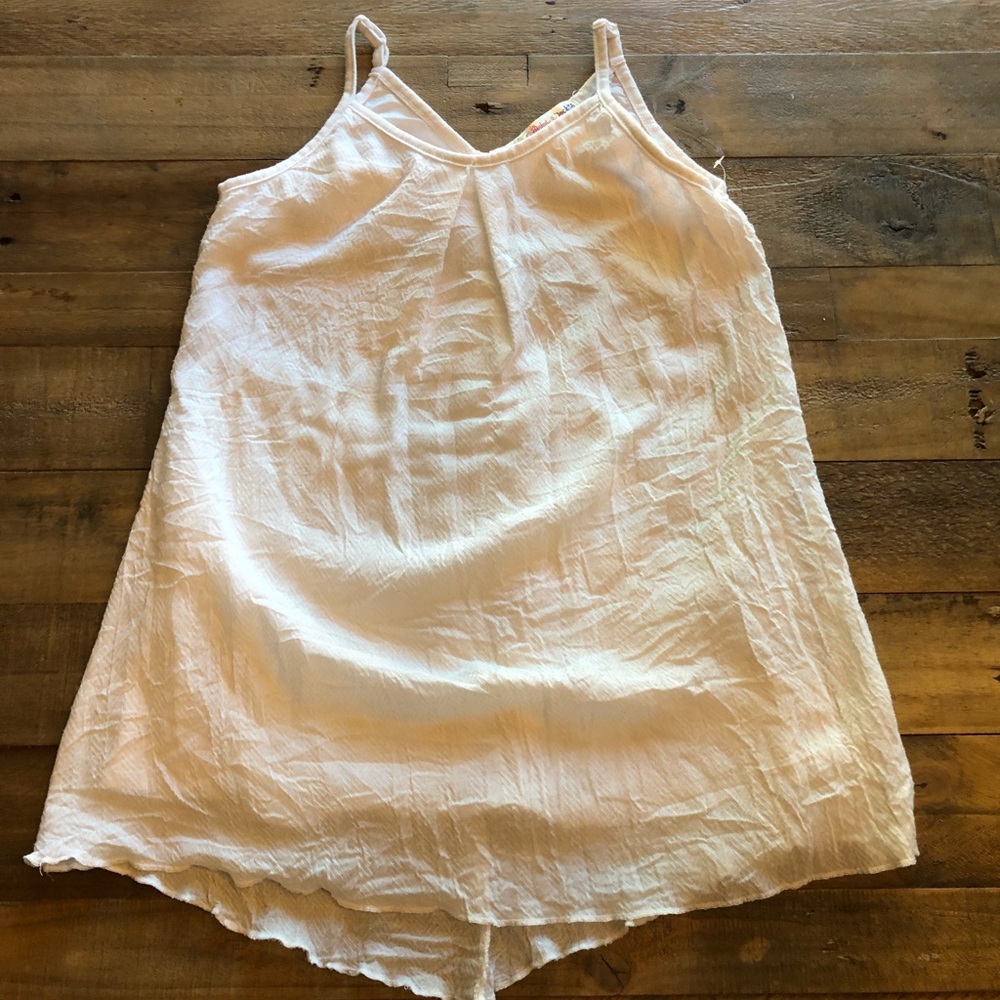 Ragdoll & Rockets Girls White tank sz L‎